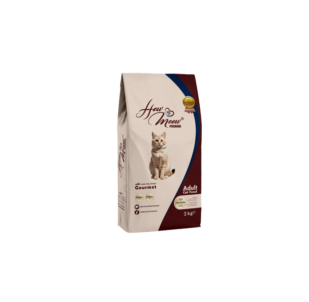 HowMeow Adult Cat food Gourmet 2kg