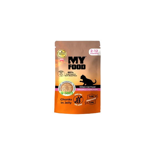 MYFOOD-pouch_kitten_chicken__1 MyFood Chunk - Jelly Kitten Chicken 85